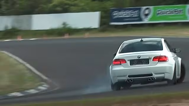 BMW drifting at Jyllandsringen - Sportscar Event 2013